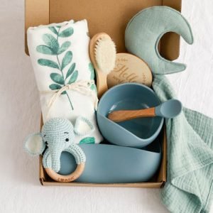 personalised baby feeding time box