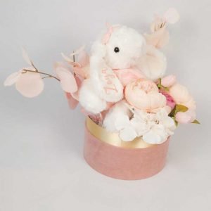 Pink Blossom bunny Box