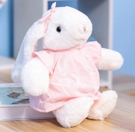 Blush Dress Bunny
