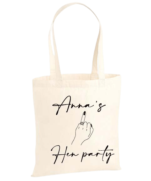 Hen party tote bag personalised Hen Party Tote Bag