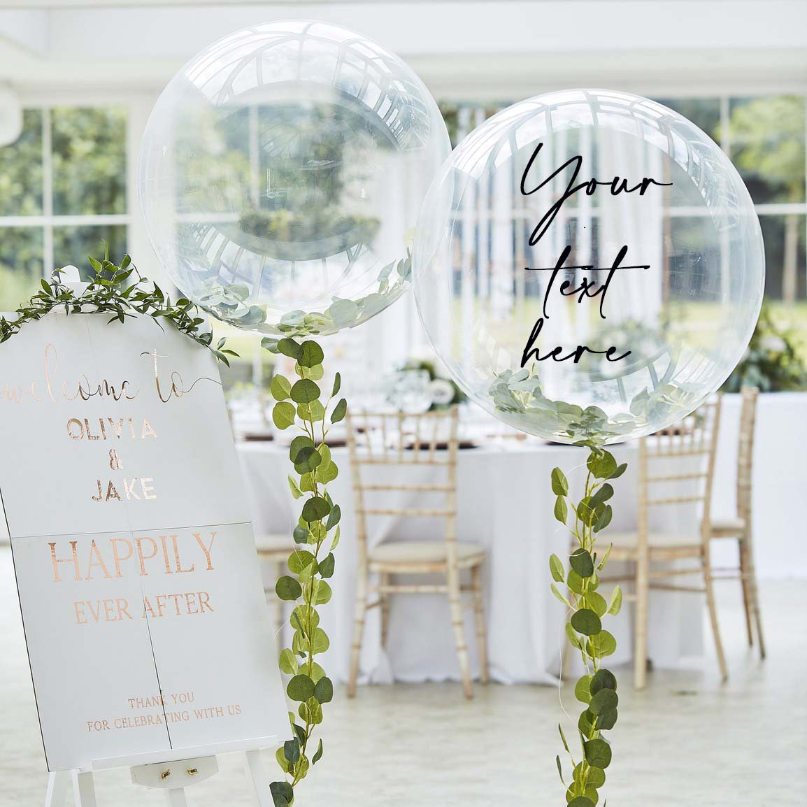 Personalised bubble balloon copie