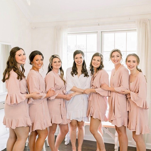 Ruffles robe