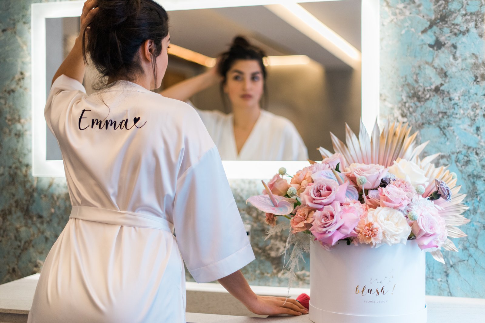 Satin Bathrobe personalized Bathrobe