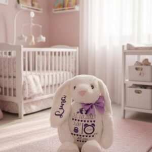 Alternative view of Personalized Birth Stat Plushie