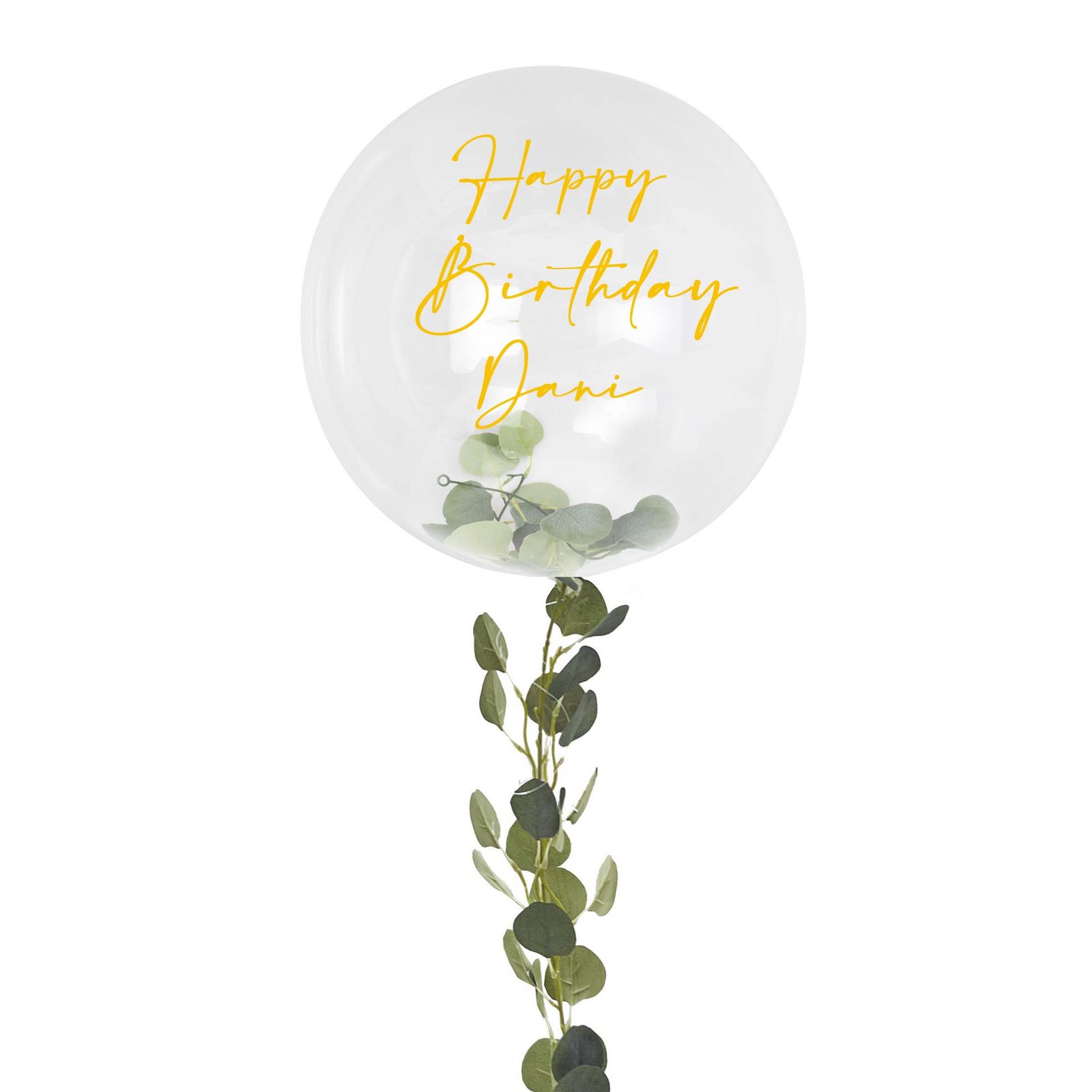 birthday bubble balloon