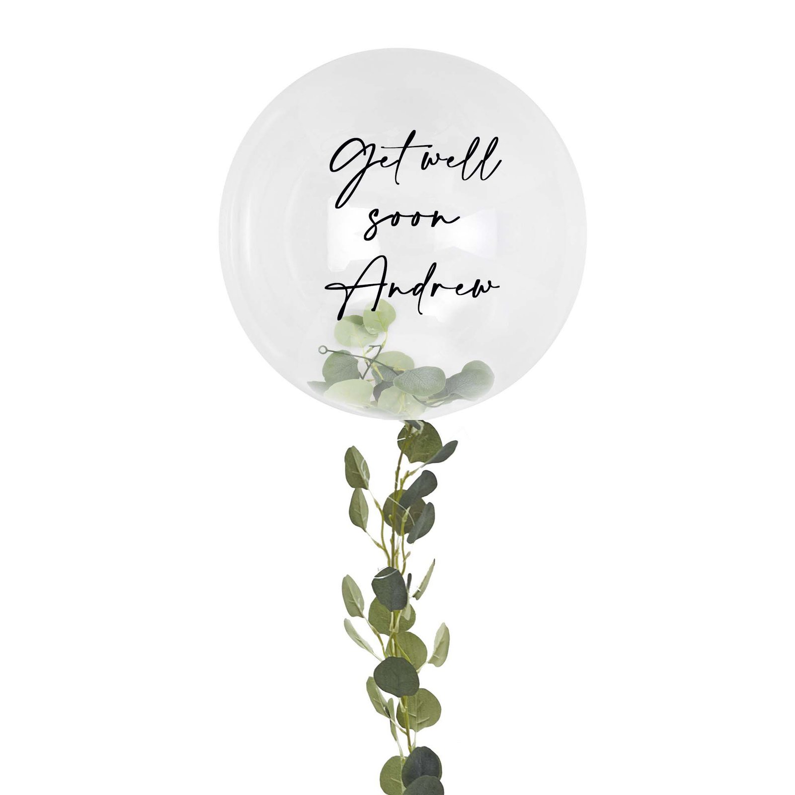 get well soon bubble balloon