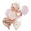 Welcome baby girl balloon bouquet