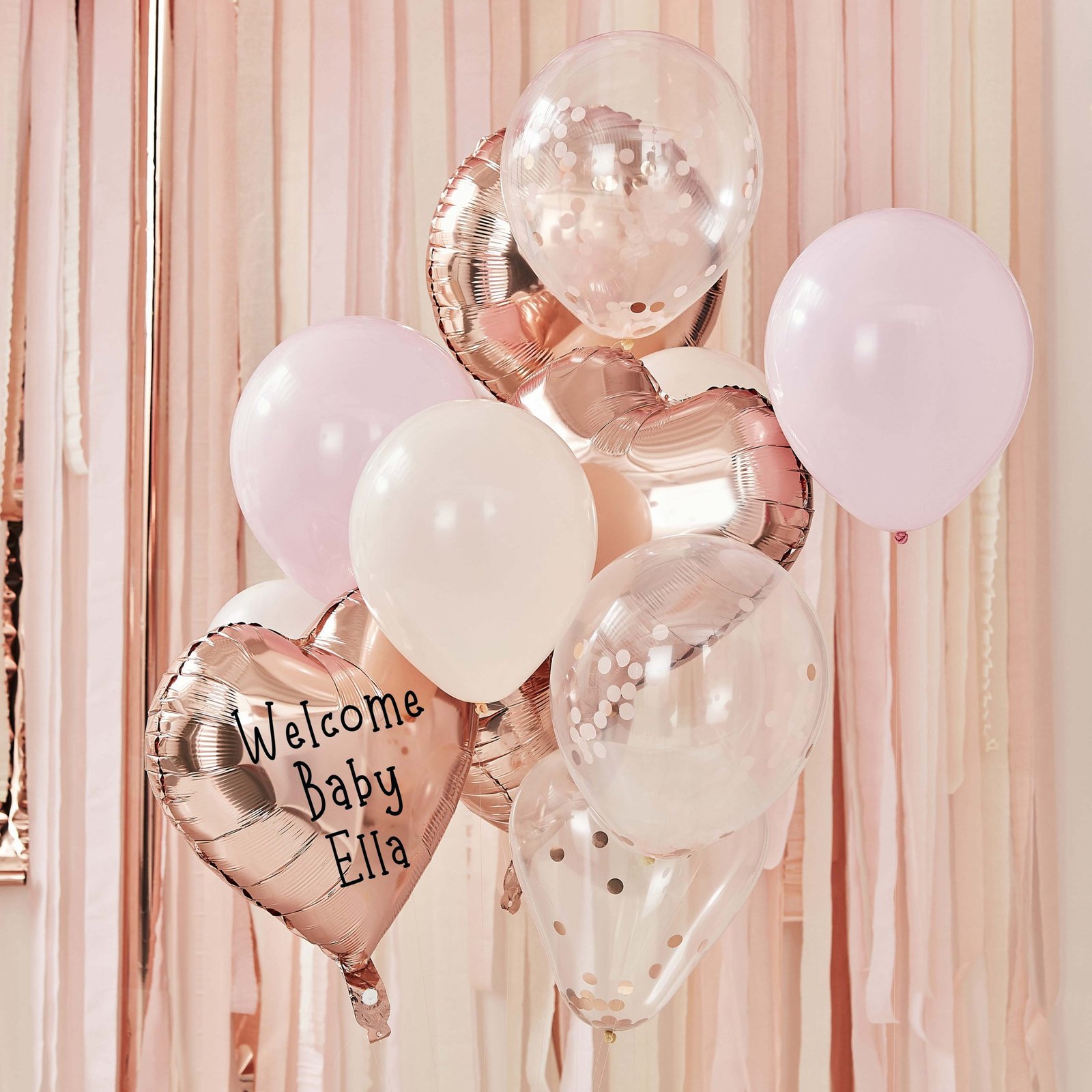 welcome baby girl balloon bouquet abu dhabi