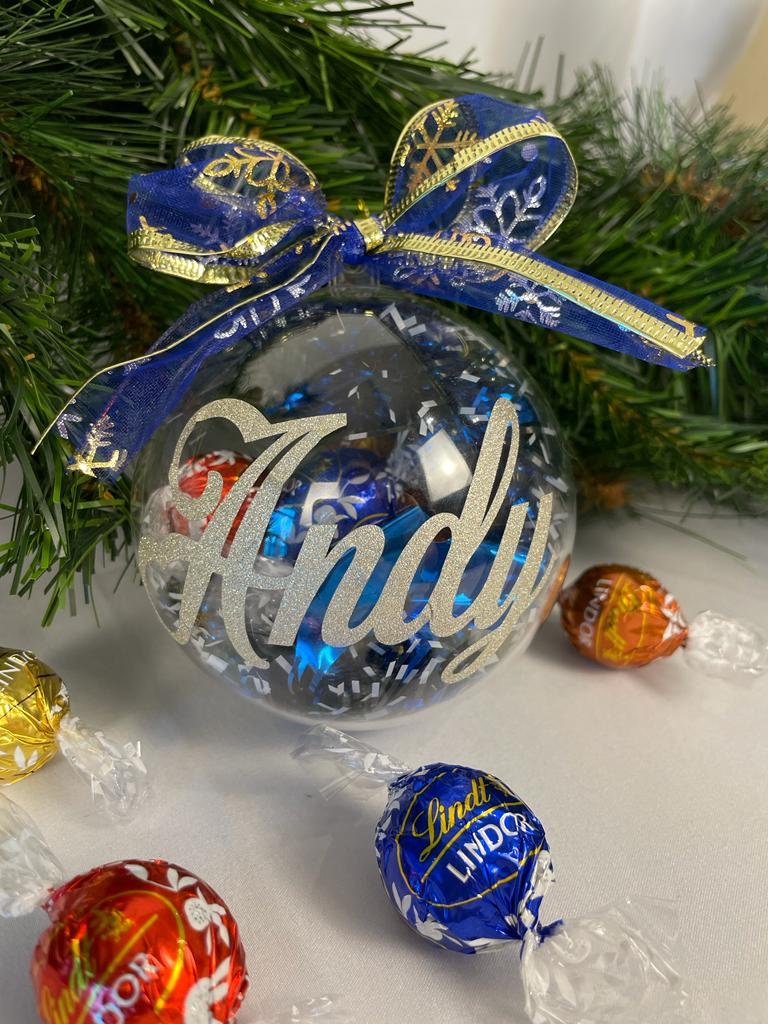personalised christmas bauble M christmas Bauble M personalised