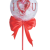 Chocolate filled lollipop