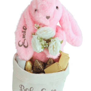 Personalised bunny and chocolates
