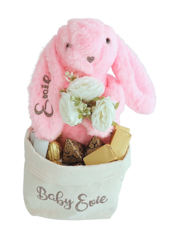 Personalised bunny and chocolates