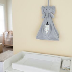 Personalised nursery organiser plush hanging storage for baby essentials