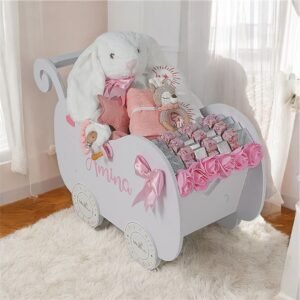 Signature Pram Hamper – Personalized Baby Gift Basket